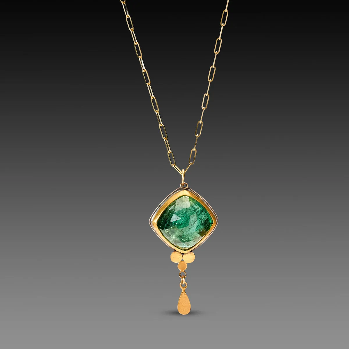 Teal Tourmaline Necklace,Jewelry Delicate & Elegant