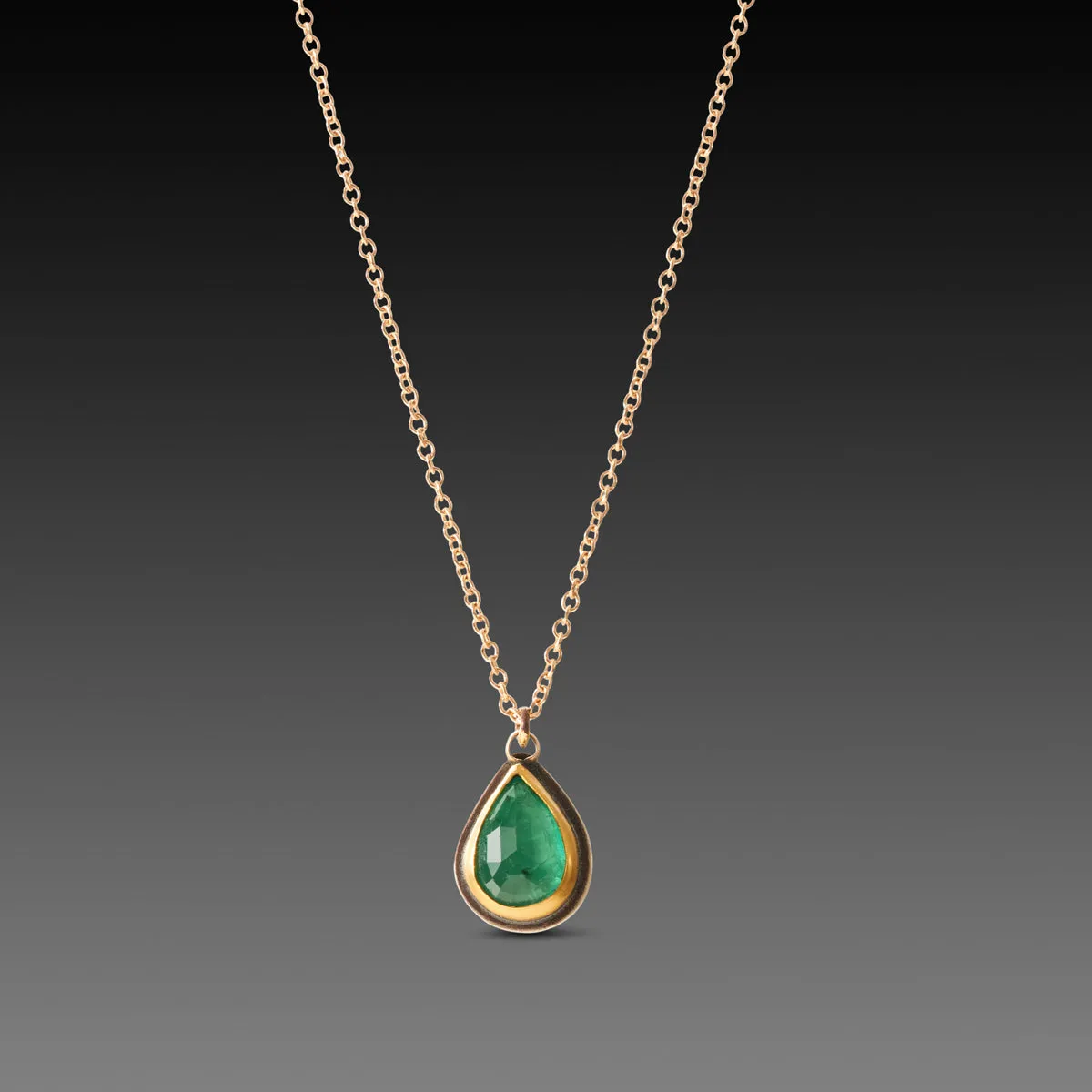 Teardrop Emerald Necklace,Jewelry Delicate & Elegant
