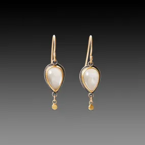Teardrop Moonstone Earrings,Jewelry Delicate & Elegant