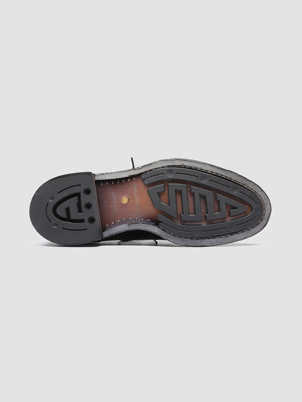 TEMPLE 003 - Black Leather Derby Shoes,Men Derby Shoes