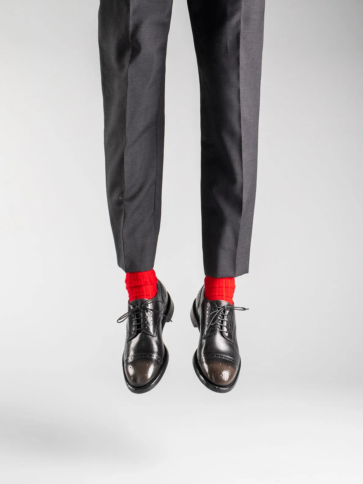 TEMPLE 003 - Black Leather Derby Shoes,Men Derby Shoes