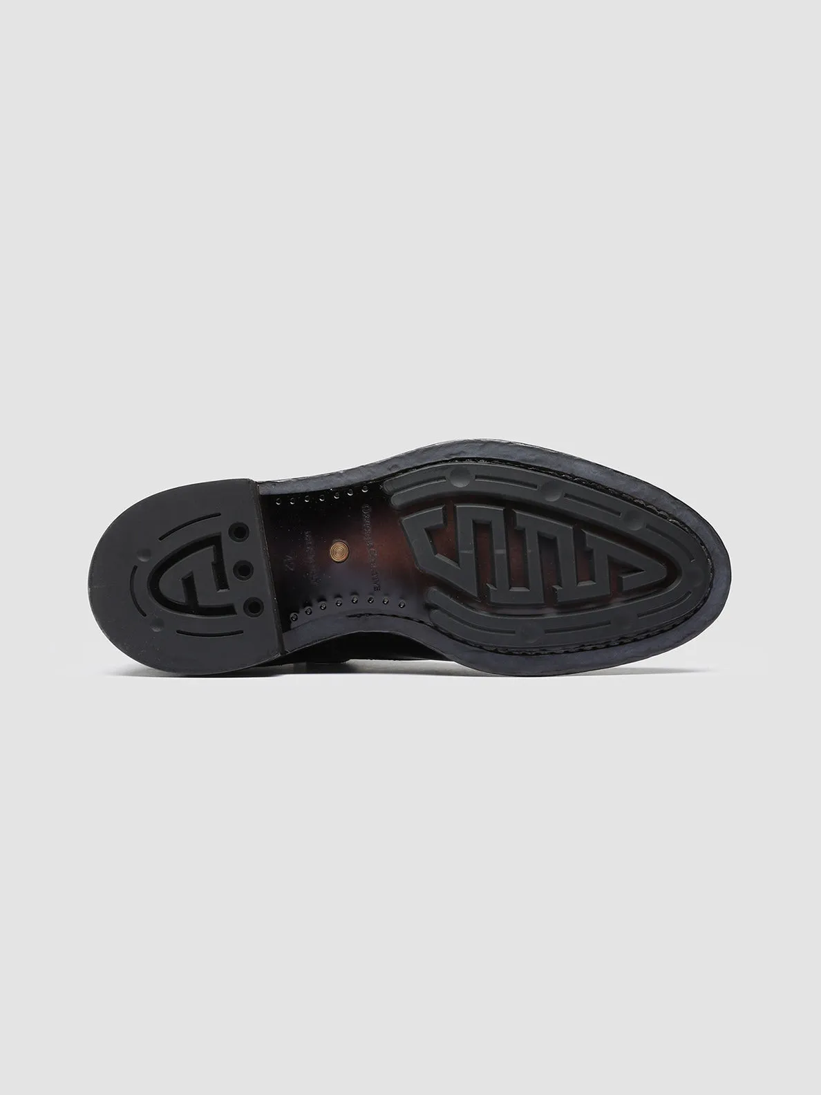 TEMPLE 004 - Black Leather Ankle Boots,Men Boots