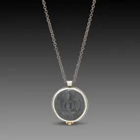 Thai Buddha Amulet Necklace with Three Gold Dots,Jewelry Delicate & Elegant