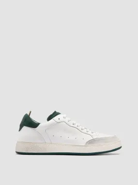 THE ANSWER 001 - White Leather and Suede Sneakers,Men