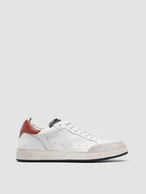 THE ANSWER 001 - White Leather and Suede Sneakers,Men