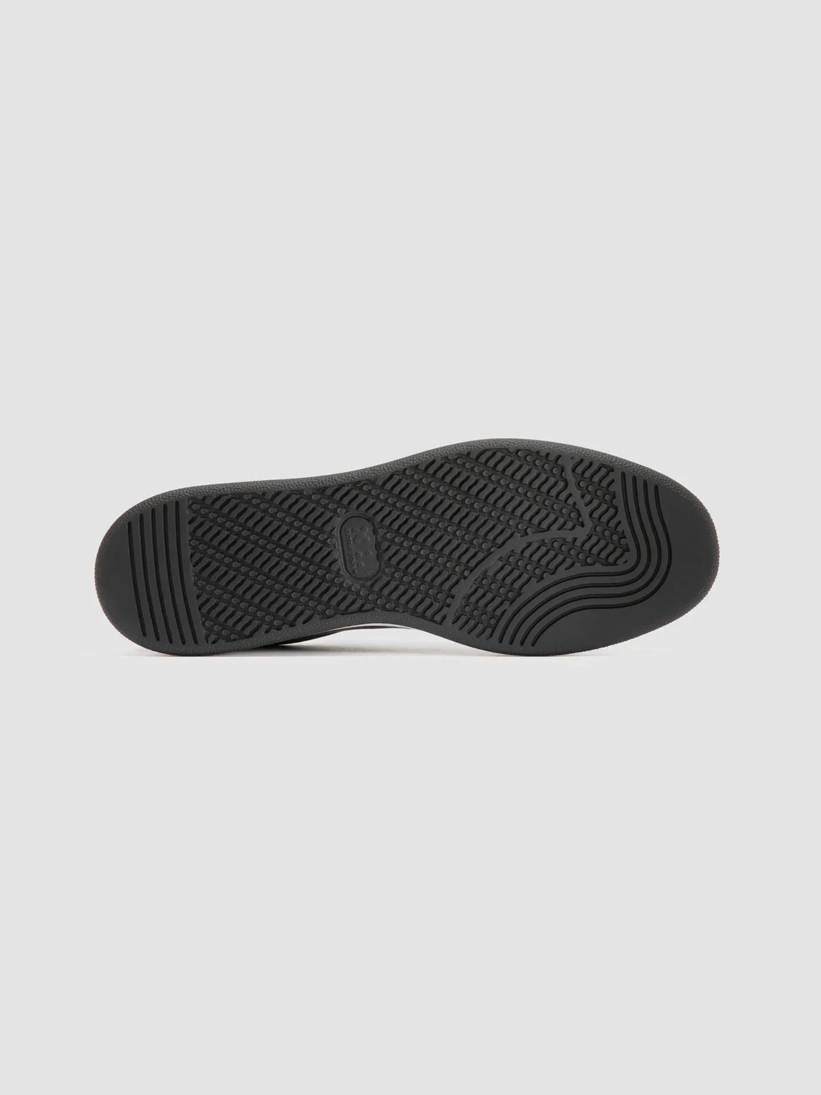 THE ANSWER 002 - Black Leather and Suede Low Top Sneakers,Men