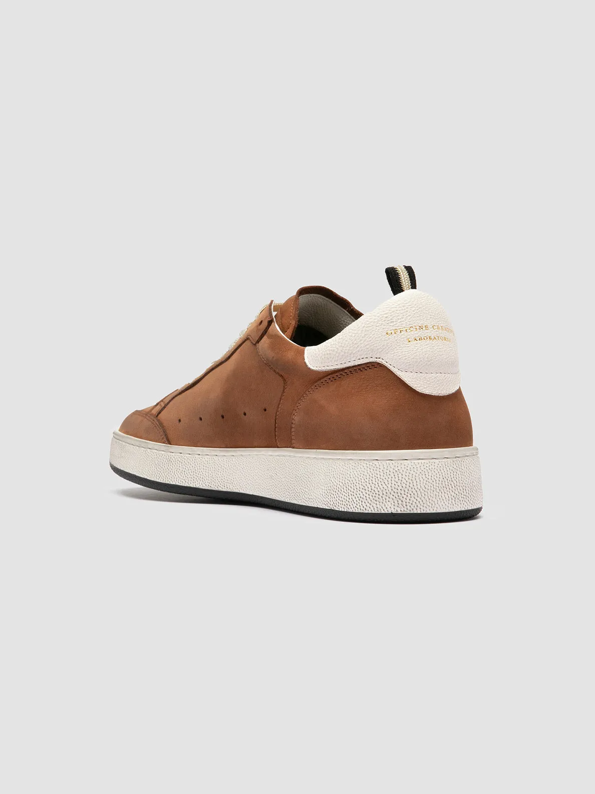 THE ANSWER 002 - Brown Leather and Suede Sneakers,Men