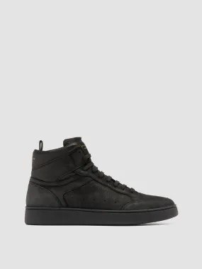 THE ANSWER 004 - Black Leather and Suede Sneakers,Men