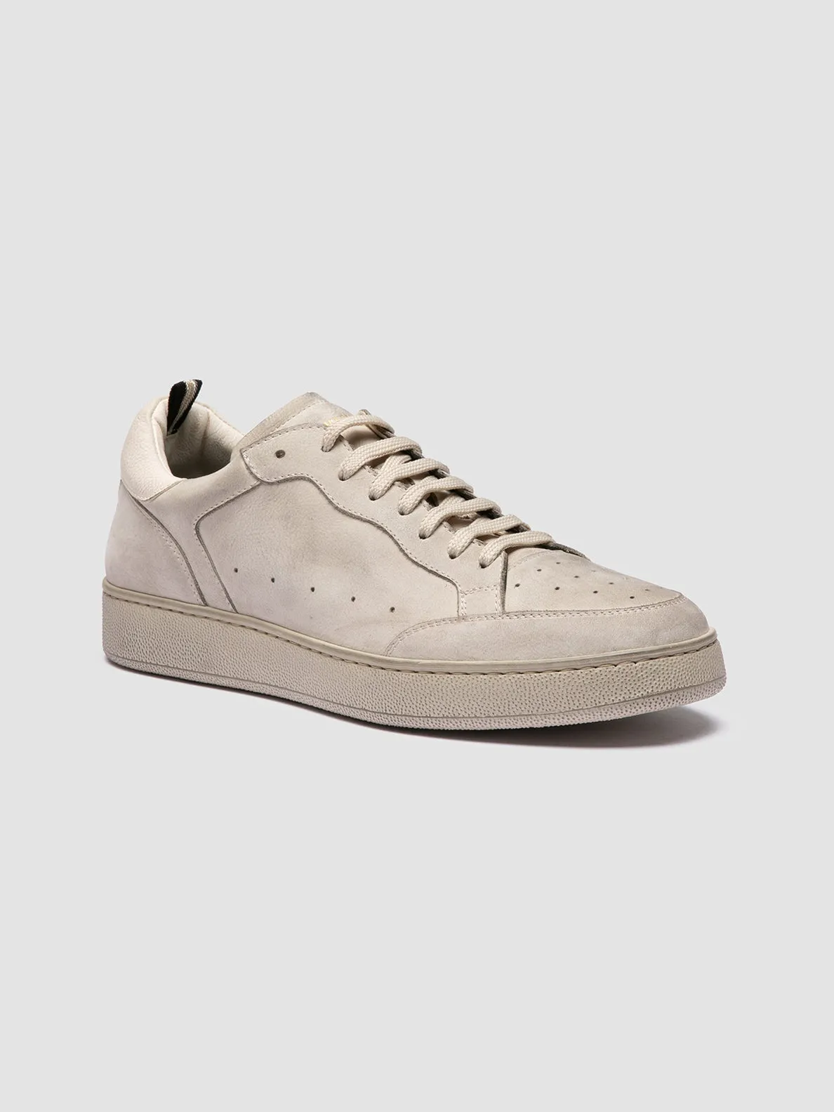 THE ANSWER 005 - Grey Leather and Suede Sneakers,Men