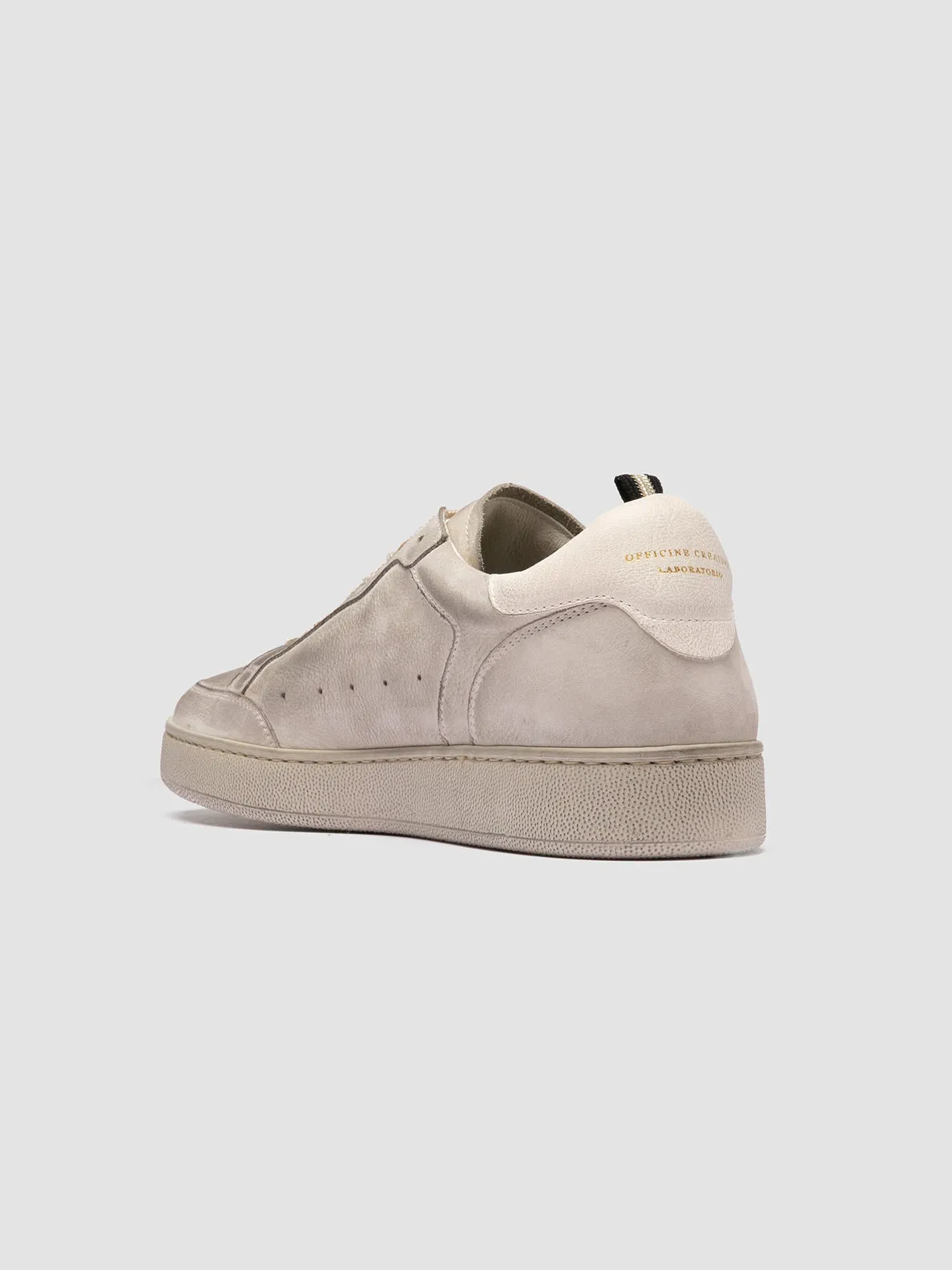 THE ANSWER 005 - Grey Leather and Suede Sneakers,Men