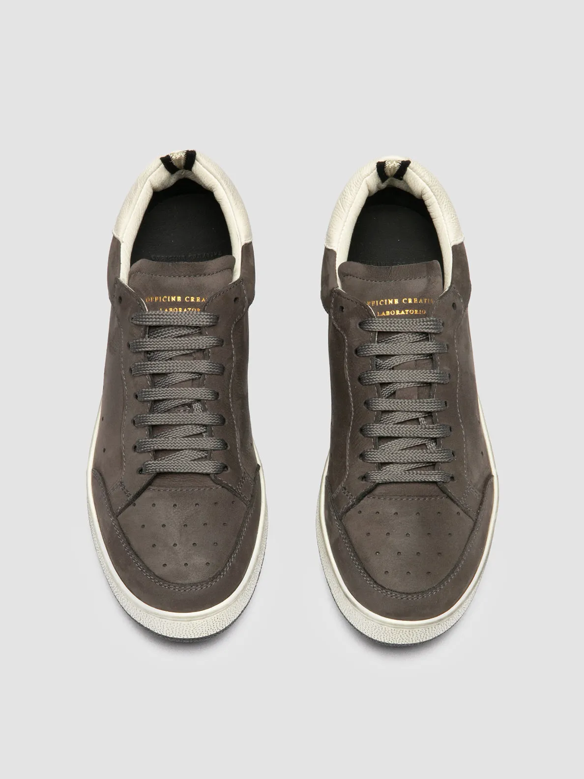 THE ANSWER 102 - Grey Nubuck Low Top Sneakers,Women