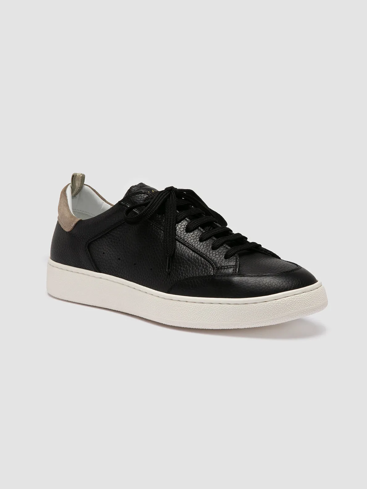 THE DIME 001 - Black Suede Low Top Sneakers,Men
