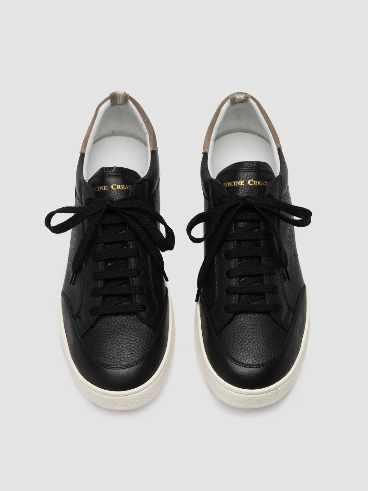 THE DIME 001 - Black Suede Low Top Sneakers,Men
