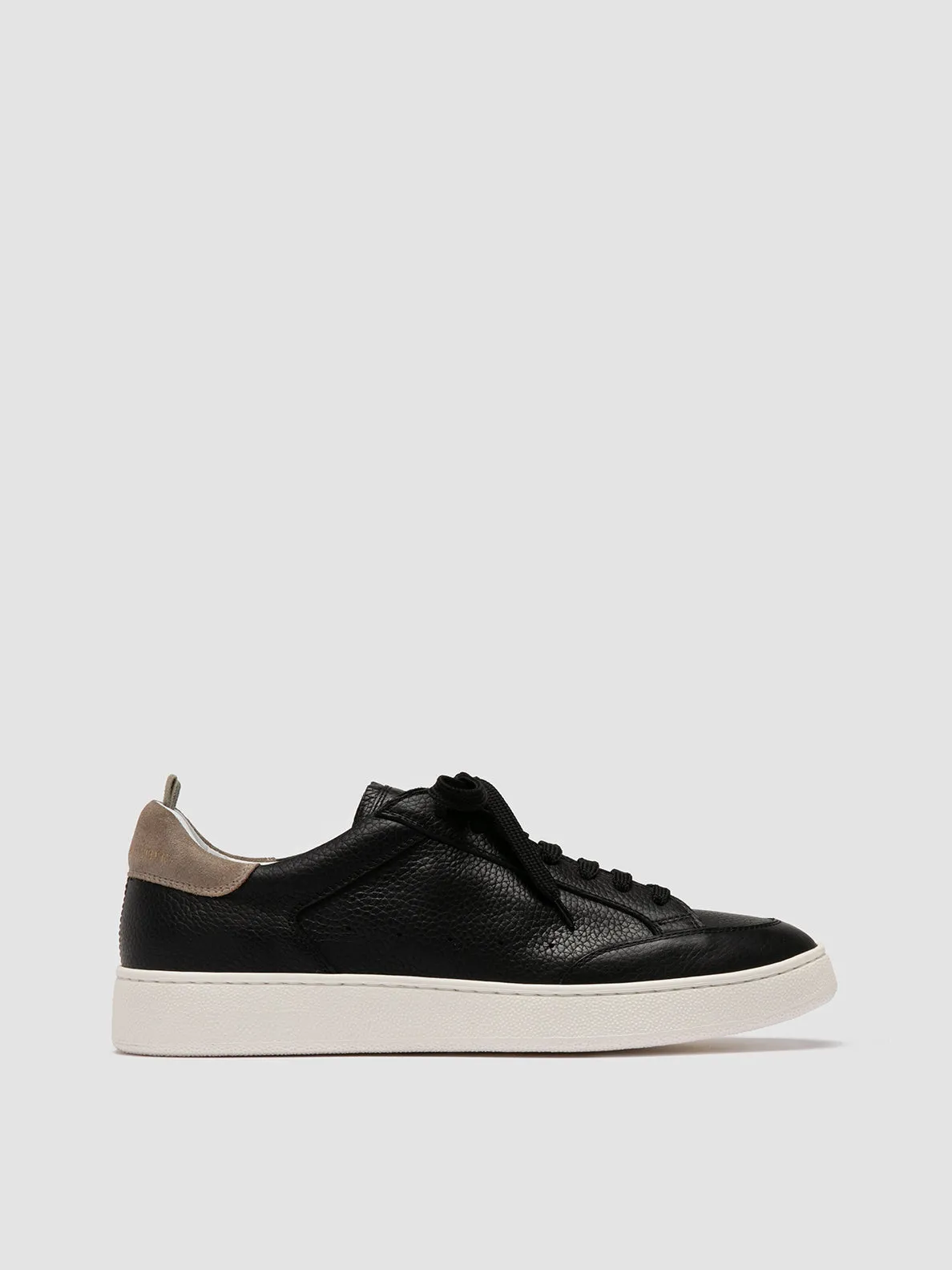 THE DIME 001 - Black Suede Low Top Sneakers,Men