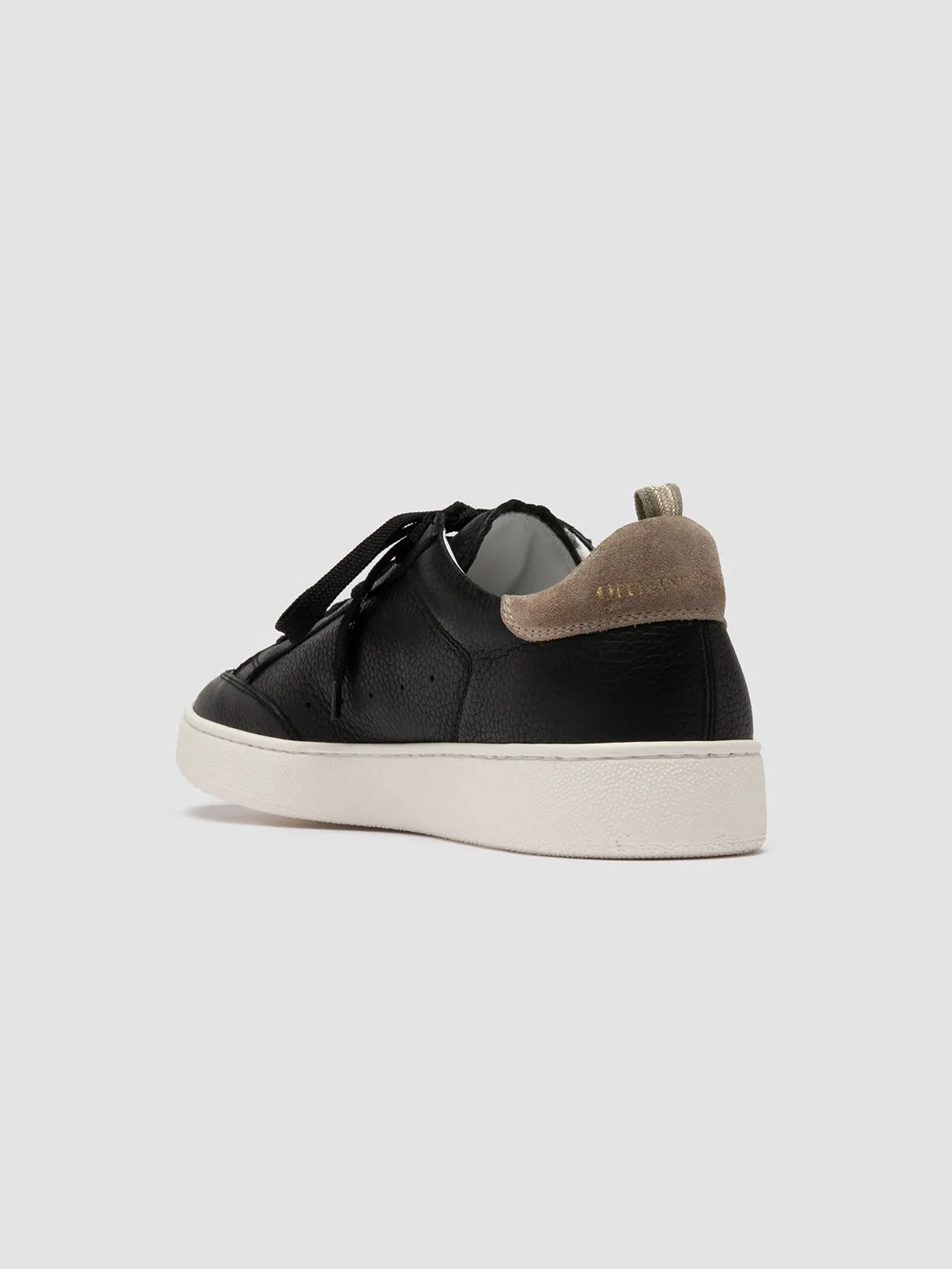 THE DIME 001 - Black Suede Low Top Sneakers,Men