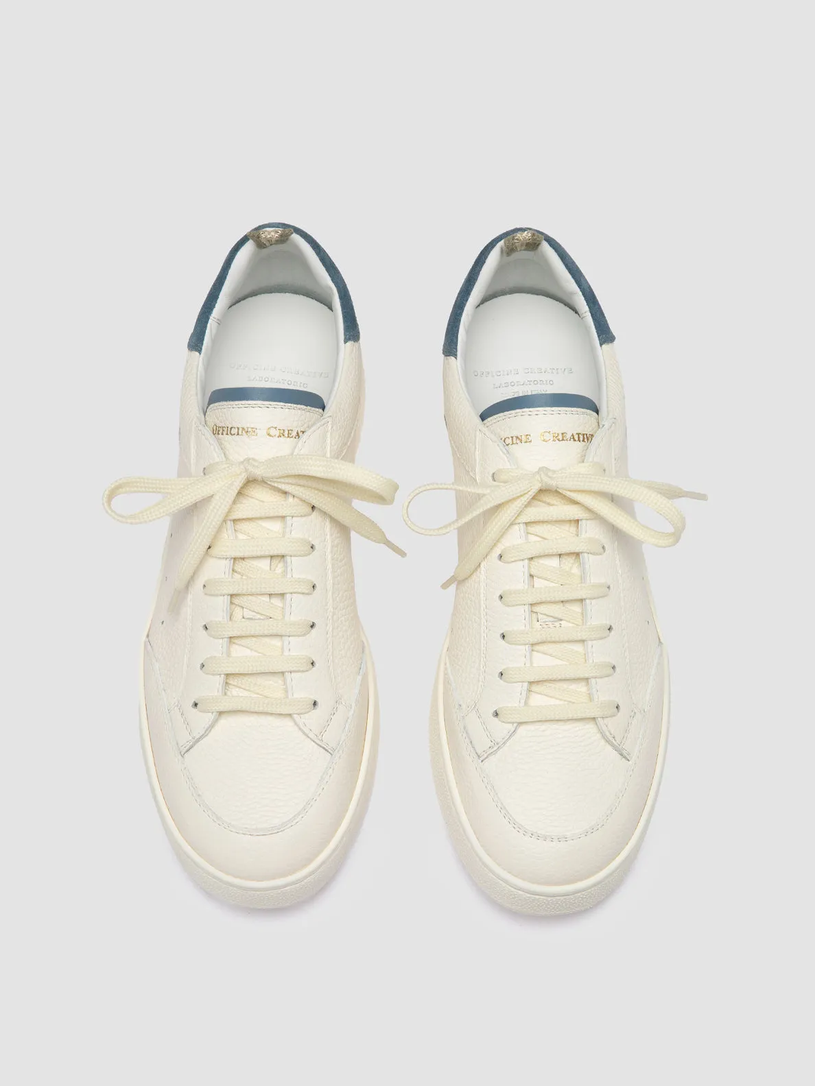 THE DIME 001 - Off White leather Sneakers,Men