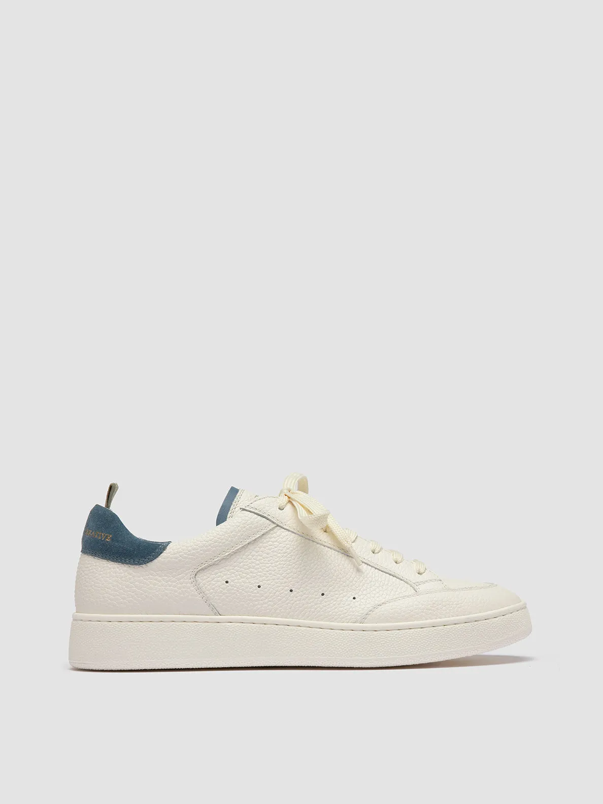 THE DIME 001 - Off White leather Sneakers,Men