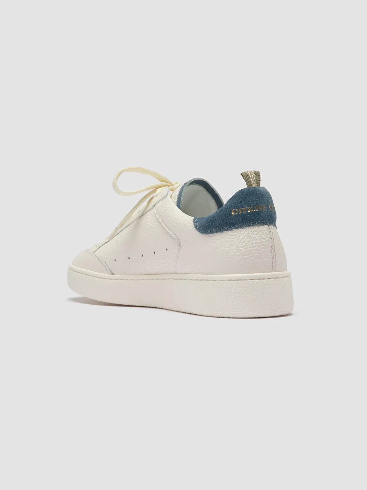 THE DIME 001 - Off White leather Sneakers,Men