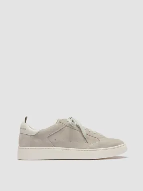 THE DIME 001 - Off White Suede Sneakers,Men