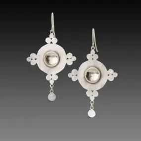 Topaz Compass Earrings,Jewelry Delicate & Elegant