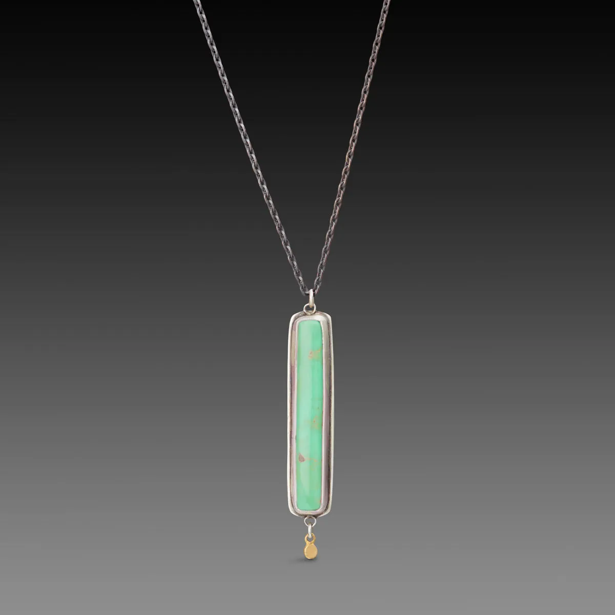 Turquoise Baton Necklace,Jewelry Delicate & Elegant