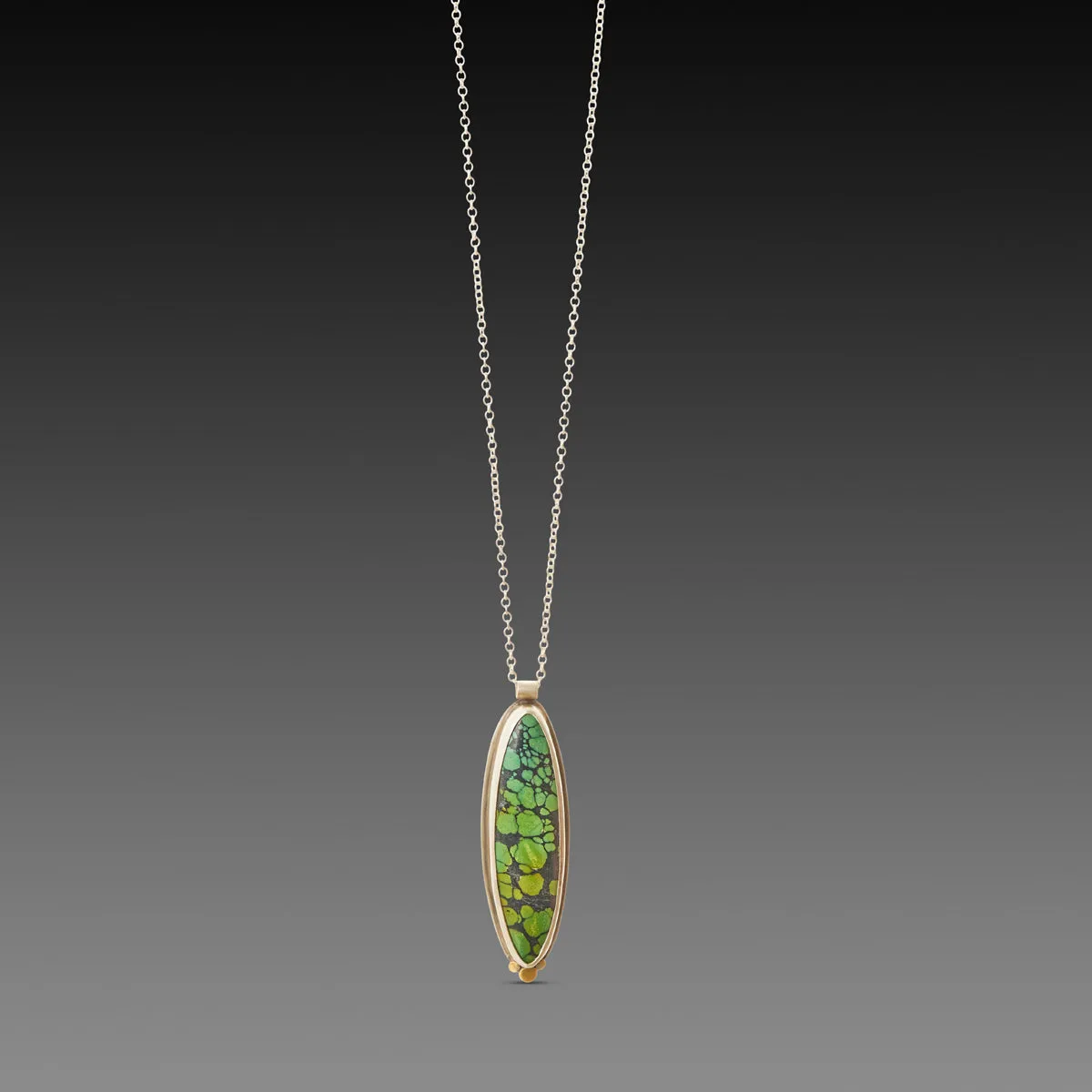 Turquoise Ellipse Necklace,Jewelry Delicate & Elegant