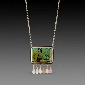 Turquoise Fringe Necklace,Jewelry Delicate & Elegant