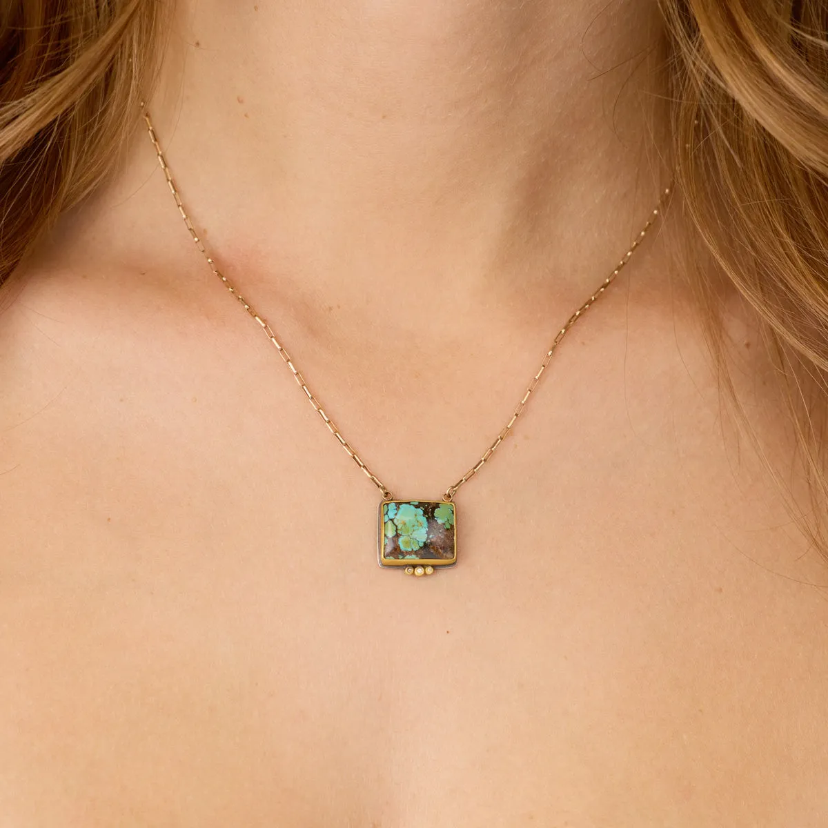 Turquoise Necklace with Diamonds,Jewelry Delicate & Elegant