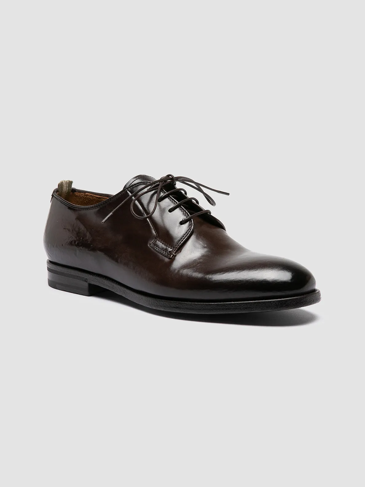 VANDERBILT CAOU 013 - Dark Brown Leather Derby Shoes,Men Derby Shoes