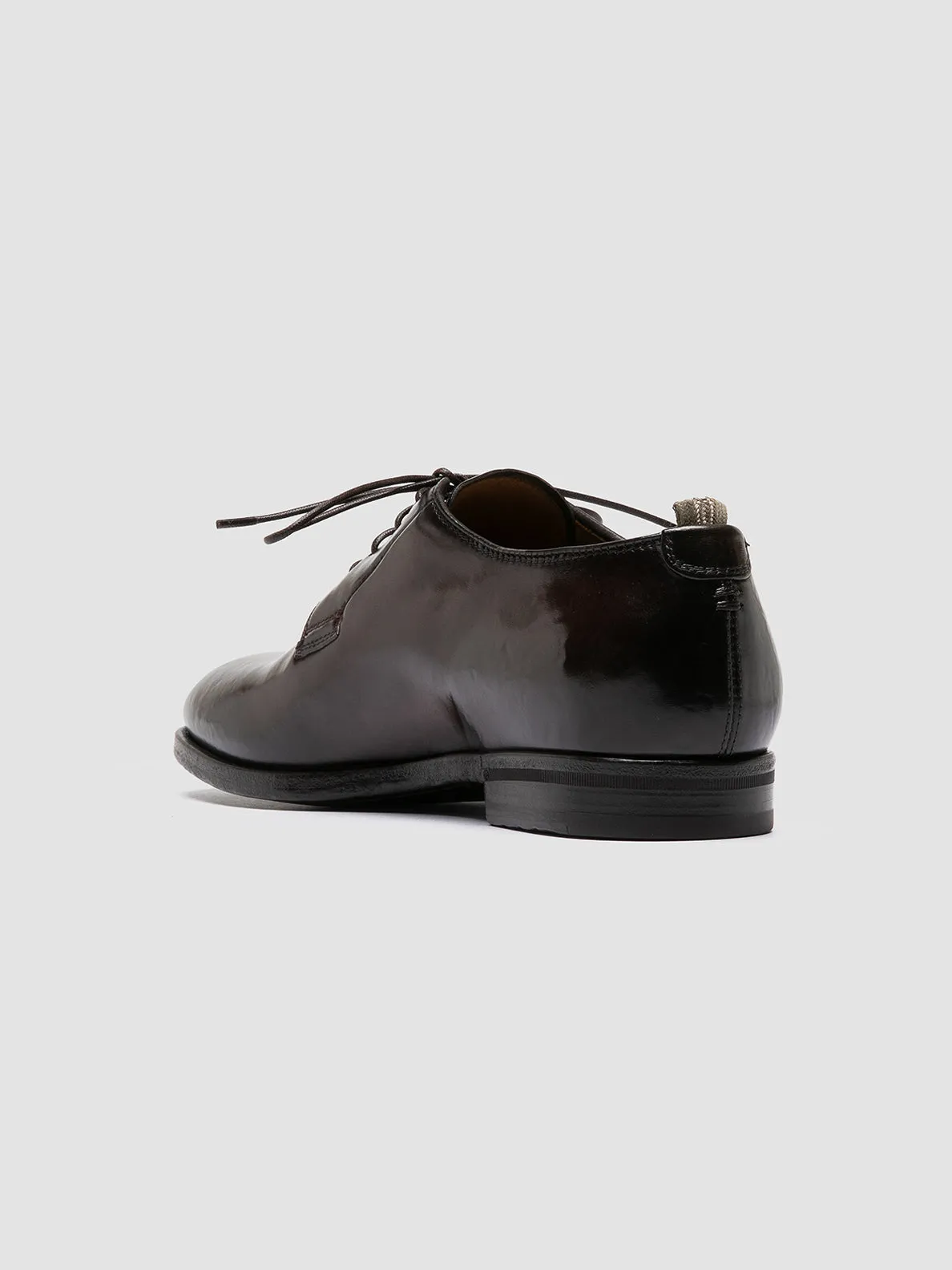 VANDERBILT CAOU 013 - Dark Brown Leather Derby Shoes,Men Derby Shoes