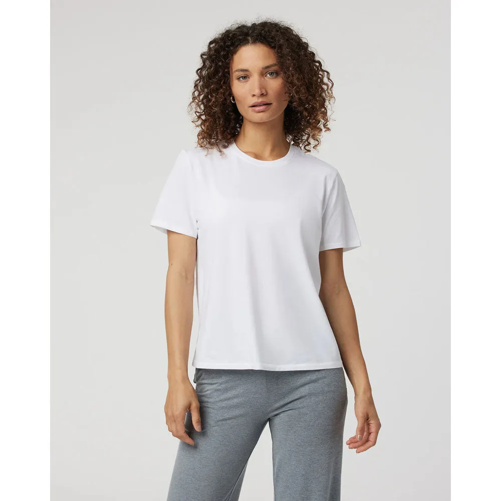 W Feather Tee,Daily Versatile