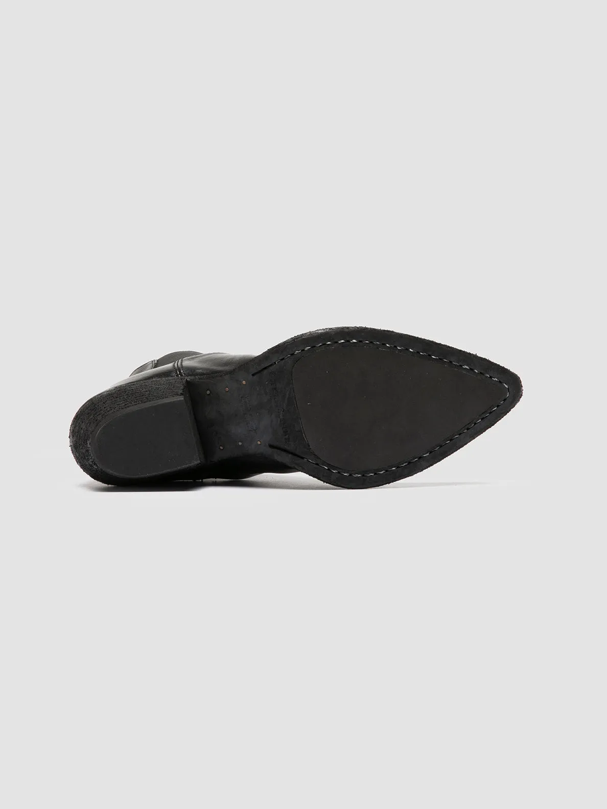 WANDA DD 102 - Black Leather Chelsea Boots,Women