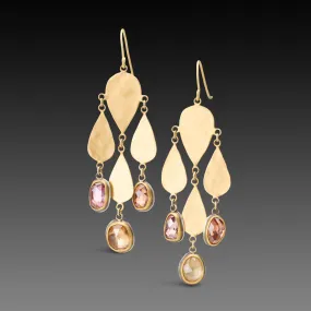 Warm Zircon Chandelier Earrings,Jewelry Delicate & Elegant