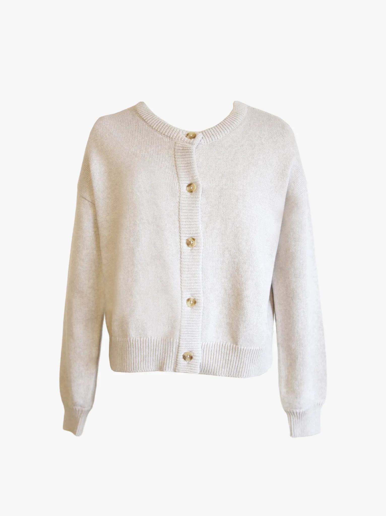 Willow Classic Cardigan - Chalk,Women Sweaters
