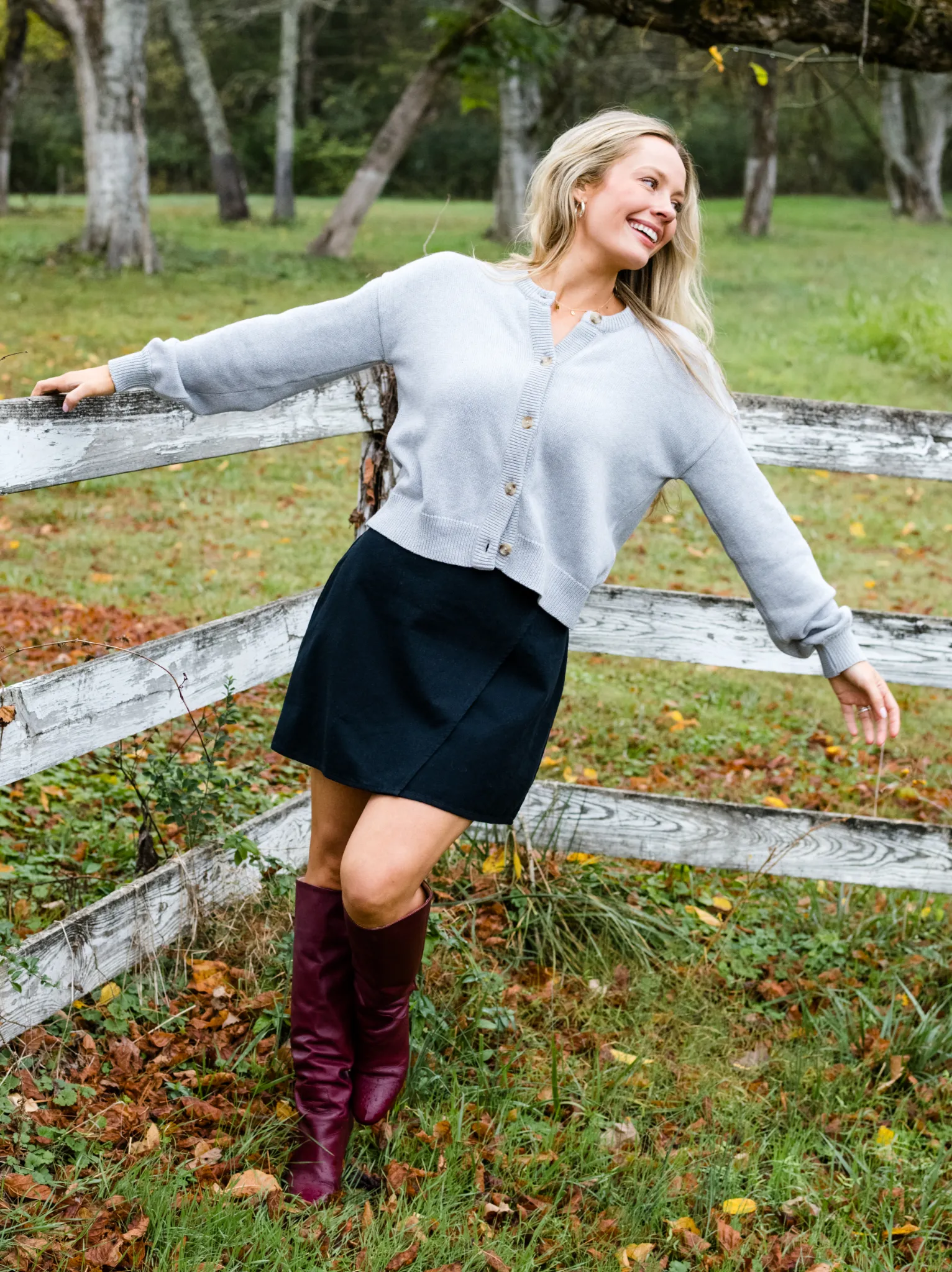 Willow Classic Cardigan - Heather Grey,Women Sweaters