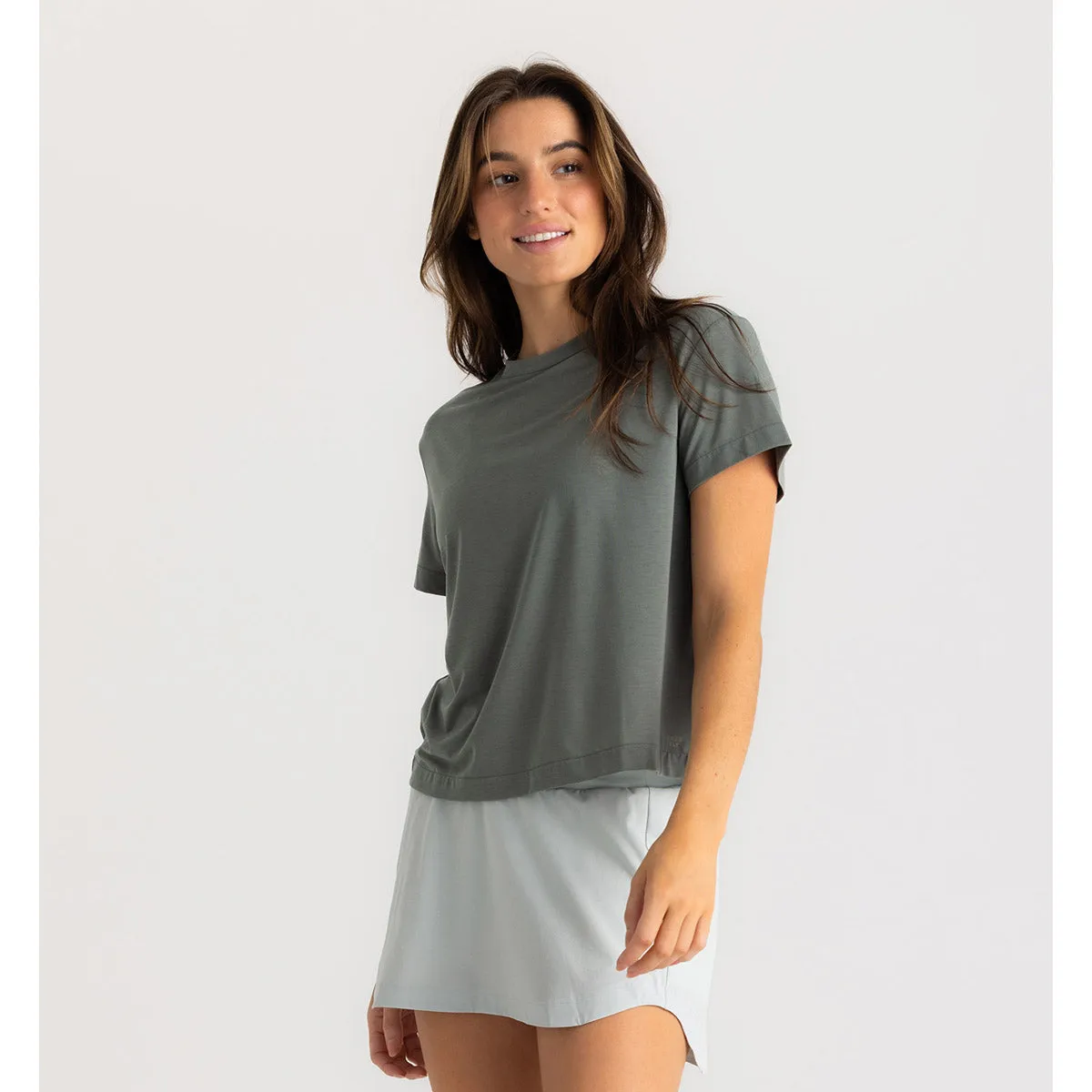 Women's Elevate Lightweight Tee,Daily Versatile