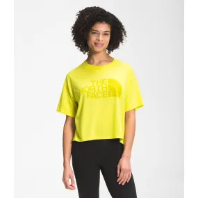 Women's Short Sleeve Half Dome Cropped Tee,Daily Versatile