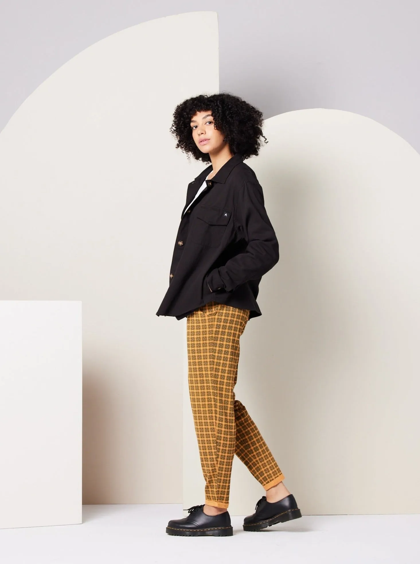 Ziggy Shirt Jacket - Black,Women